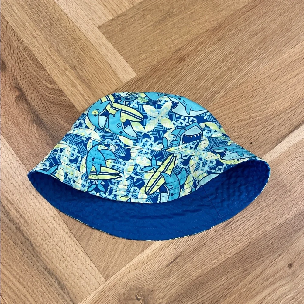 Lot of Two Reversible Swim Bucket Hats